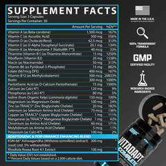 Nutrex Research Vitadapt | Complete Multivitamins 90 Tabs
