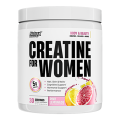 Nutrex Creatine for Women – 5g Micronized Creatine + Collagen, BCAAs & Biotin