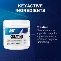 Gat Sport Creatine Monohydrate 100 Servings
