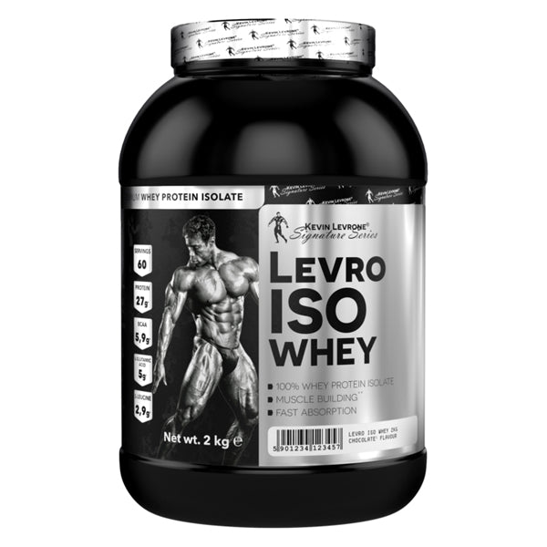 Levro ISO 2kg pure whey protein isolate with 0 fat and 0 sugar