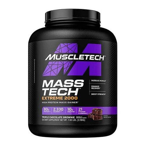 Mass Tech Extreme 2000 by MuscleTech best weight gainer with 80g protein and 2350 calories