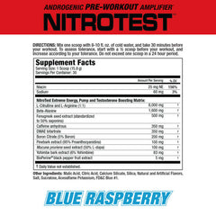 NitroTest - 2-in-1 Pre-workout + Test Booster