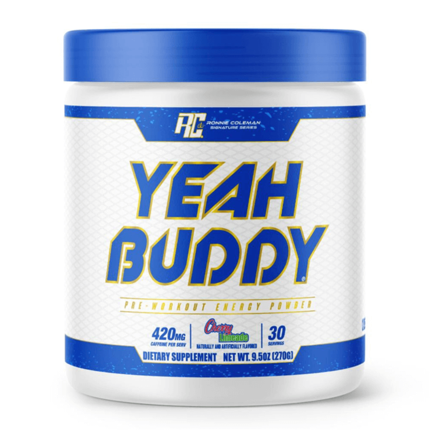 30 servings container of Ronnie Coleman RC Yeah Buddy Pre-Workout