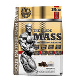 Blade Mass Gainer 7kg package featuring high-calorie formula with protein and creatine for muscle growth.