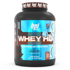 Whey HD Ultra Premium Whey Protein Powder, 4lbs, Chocolate Cookie flavor, dietary supplement for muscle recovery.