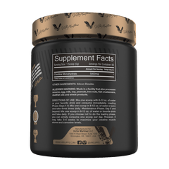 Supplement facts label for Victor Martinez Creatine Monohydrate 5000MG, detailing ingredients and usage instructions.