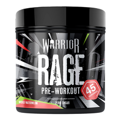 Warrior Rage PRE-WORKOUT supplement for instant energy and focus