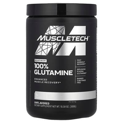 MuscleTech Platinum 100% Glutamine | Unflavored