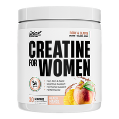 Nutrex Creatine for Women – 5g Micronized Creatine + Collagen, BCAAs & Biotin