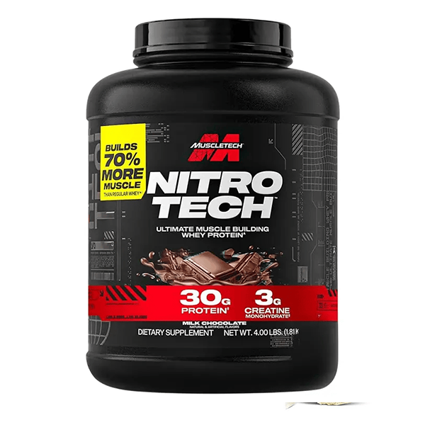 Nitrotech Whey Protein 4lbs by MuscleTech