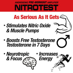 NitroTest - 2-in-1 Pre-workout + Test Booster