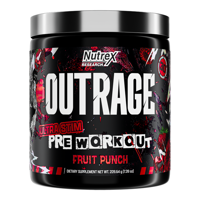 Outrage High Stim Pre-Workout 30 Servings