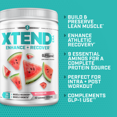 XTEND® EAA Essential Amino Acids Powder 30 Servings | Enhance + Recovery