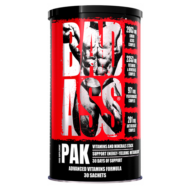 Bad Ass Pak Multi-vitamins & Minerals For Athletes 30 Sachets at silver fox supplement